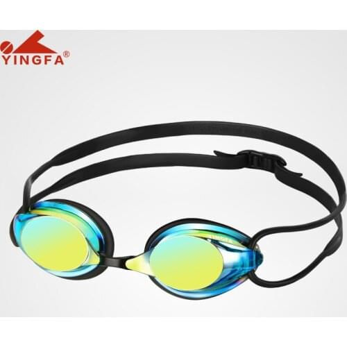 Silicone Professional Waterproof Plating Clear Double Anti-fog Swim Glasses Anti-UV Men Women eyewear swimming goggles with case
