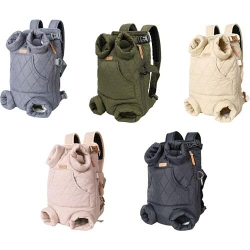 Dog Carrier Backpack Legs Out Front-Facing Pet Cat Travel Bag Hands-Free for Outdoor Travel