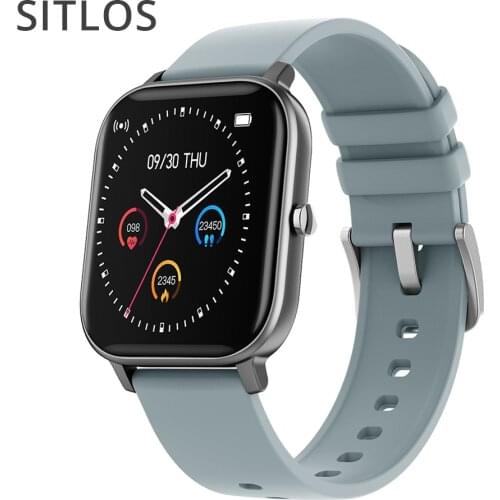 SITLOS 2020 P8 Smart Watch Men Women IPX7 Waterproof Multi-Sport mode Heart Rate Blood Pressure Monitor for iOS Android phone