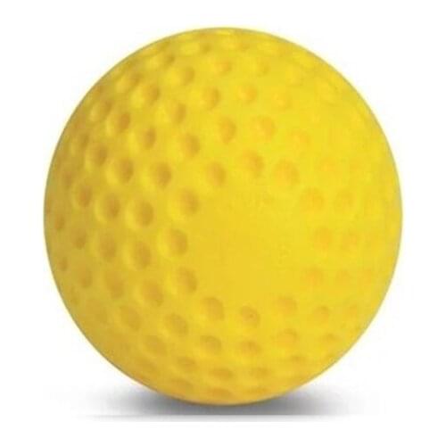 Suzakoo 1pcs hard PU baseball for Training with pit hole pattern