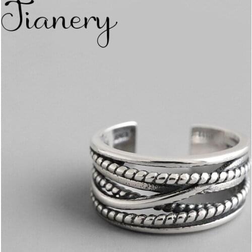 JIANERY Vintage Retro Silver Color Multi-layer Rings For Women Open Finger Rings Bridal Wedding Jewelry Anillos Mujer