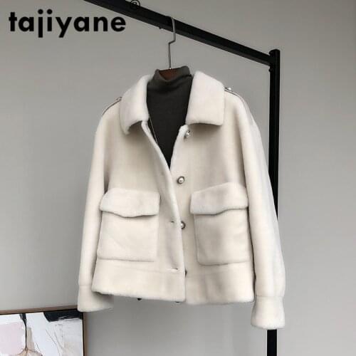 Real Fur Coat Wool Jacket Autumn Winter Coat Women Clothes 2020 Korean Vintage Sheep Shearling Women Tops Abrigo Mujer ZT3465