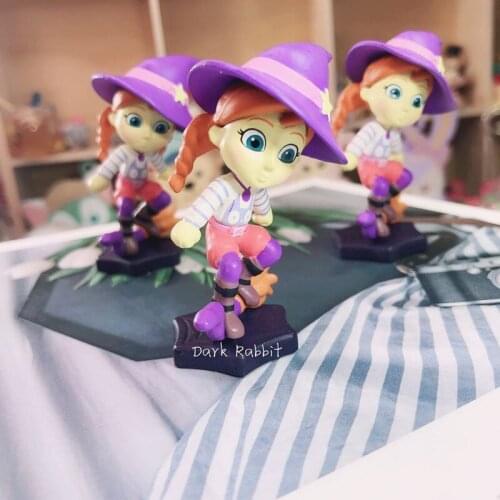 1PCS 5cm Disney Halloween little girl cream mobile phone shell doll DIY material accessories collection