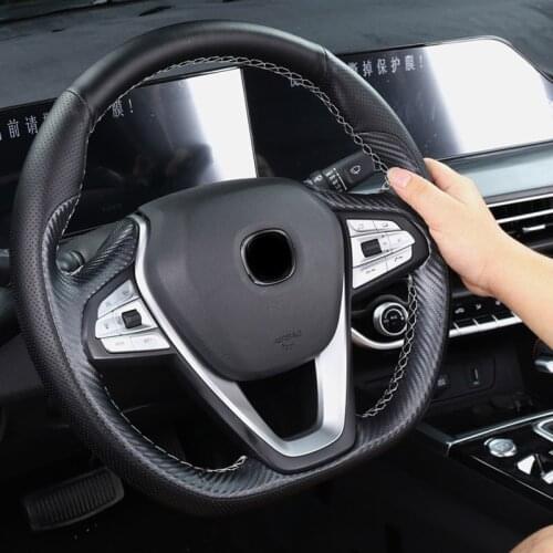 1pc for changan EADO plus 2021 Steering wheel cover Hand sewing Decorative cover