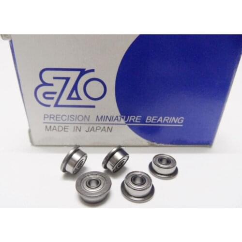 10pcs/50pcs Japan EZO high speed flange bearing F692ZZ 2*6*3mm LF-620ZZ precision miniature flanged bearings 2x6x3