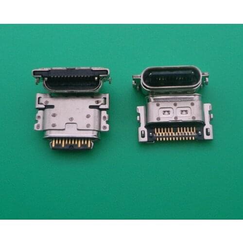 10pcs/lot Type-C USB Charging Port Charger Connector Plug micro Jack Socket Dock For LG Stylo 4 Q710 Q710MS Q710CS L713DL