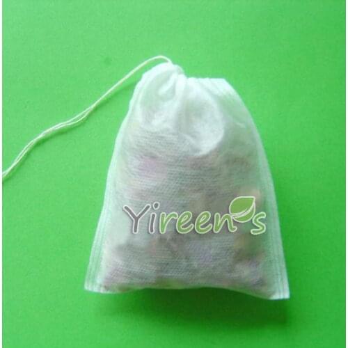 1000pcs/lot 100 X 120mm Single string tea bags, Non-woven Fabric filter bags, High quality tea filters, Plant Herbal filters