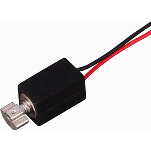 50pcs Massager Vibrator Cylindrical Coreless Cup Motor/DC2.5V-4.0V Leaded Cylindrical Coreless Cup Motor