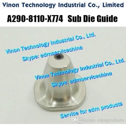 A290-8110-X774 edm Sub Die Guide F121 1.0mm Lower for Fanuc A.B.C.iA.iB.iC machines A2908110X774, A290.8110.X774