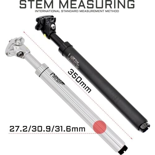 UNO bicycle shock absorption damping seat tube suspension bicycle seatpost 27.2 / 30.9 /31.6X350MM MTB seatpost shock absorber