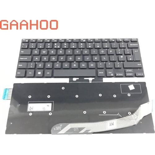 UK Keyboard for DELL inspiron 5368 5378 7368 7378 7460 7466 7467 7560 7472 7572 Latitude 3379 also Laptop