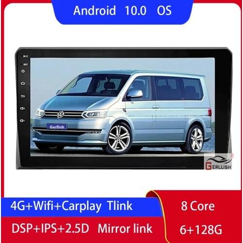 For Volkswagen Multivan Vw T5 2003 - 2015 Touareg Radio 2 Din Android 10 Gps Auto Autoradio Apple Carplay Wireless Car Play 2Din