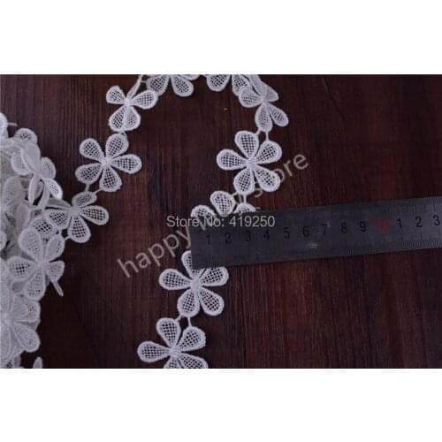 29yard white Flower Venise/Venice Lace Victorian Lace Fringe Trim,wide5cm 1.4'' diy crafted sewing
