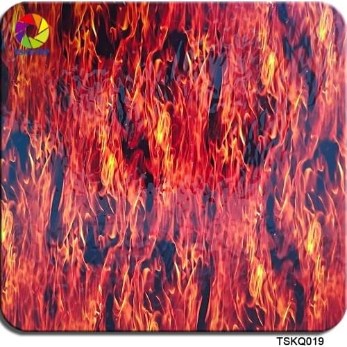 Free shipping 0.5mx2m/10m/20m Water Transfer Printing Films Red Fire Hydro Dipping Movie WDF019