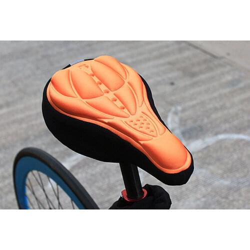 Mountain Bike Silica Gel Cushion Cover Cycling Equipment Outdoor Supplies Comfortable Foam Seat Cushion Cycling Saddle for Bike