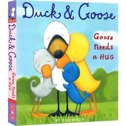 Baby cardboard books Duck and Goose Needs A Hug Book Classroom Decoration Learning Educational Toys kid Illustrated Storybook