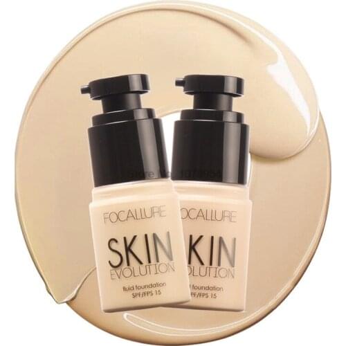 By ems or dhl 200pcs FOCALLURE Brand Base Makeup Face Liquid Foundation Moisturizing Oil-control Waterproof Cosmetics