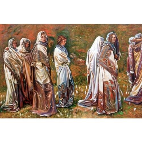 No Framed Figurative Abstract Painting Cashmere, 1908 by John Singer Sargent Fine Arts Hand Painted