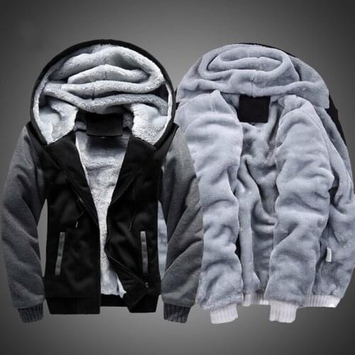 KK LUFAINA Men's Hoodies With Fur