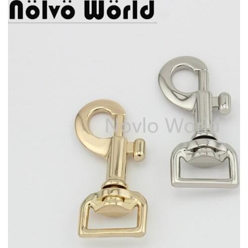 Nolvo World 5-20-100pcs 5 colors 69*20mm 3/4" metal buckle dog colla clasp lobster swivel snap hook buckle accessories
