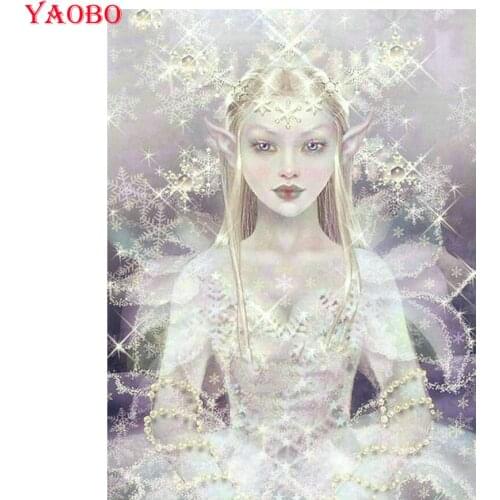 New diamond embroidery mosaic Cartoon elf girl diamond paintings full square round drill stitch cross 3d picture