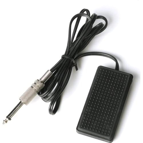 New Design Tattoo Power Iron Steel Foot Switch Black Mini Tattoo Foot Pedal Switch For Machine Gun Power Supply Clip