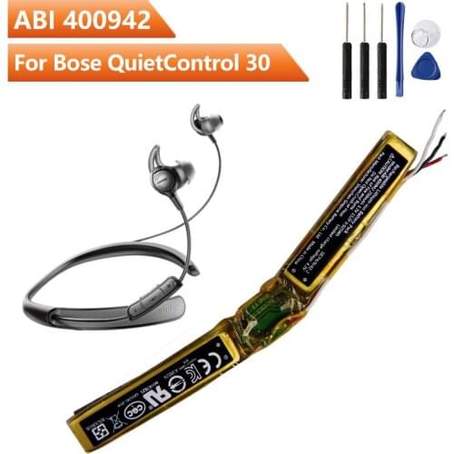 Original Replacement Battery ABI 400942 For Bose QuietControl 30 Authentic Rechargeable Lithium-ion Battery Pack 250mAh