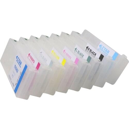 11Colors T6361-T6369 T636A T636B kit Empty Refillable Ink Cartridge with chip For Epson Stylus Pro 7900 9900 7910 9910 Printer