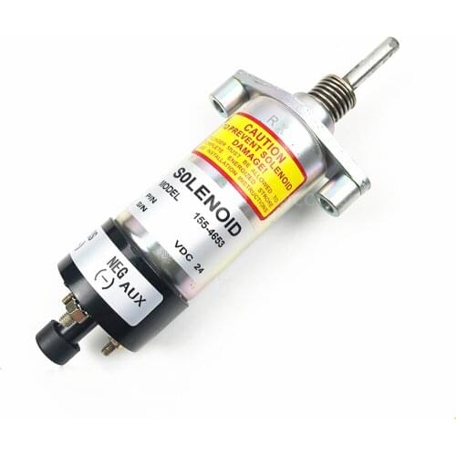Ca Fuel Shutdown Solenoid 155-4653 1554653 3E-7985 v-1609-2 SA-3499 24V VDC for 325d 329d 330b 330c 330d excavator parts