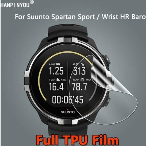 For Suunto Spartan Sport / Wrist HR Baro Ultra Clear Slim Full Cover Soft TPU Hydrogel Film Screen Protector -Not Tempered Glass
