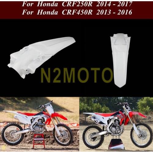 1 Pcs Motorcycle Off Road Enduro Mudguard Cover Dirt Bike Motocross Rear Fender For Honda CRF450R 2013-2016 CRF250R 2014-2017