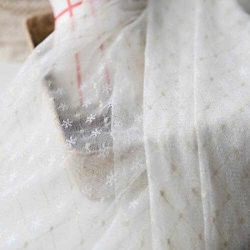 1meter 165cm Wide Gold Mesh Fabric Cloth Shiny Gold Black/Apricot Gold Polyester Cloth Accessory X463