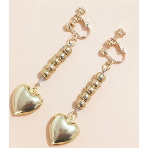 Anime 1 pair Earring HUNTER x HUNTER Hisoka Cosplay Golden Heart Cosplay Costume Prop Gifts