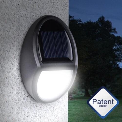 10LED Fence Lamp Corridor Wall Lamp Solar Energy Induction Lamp Villa Outdoor Waterproof Lighting Wall Light Garden Decoration
