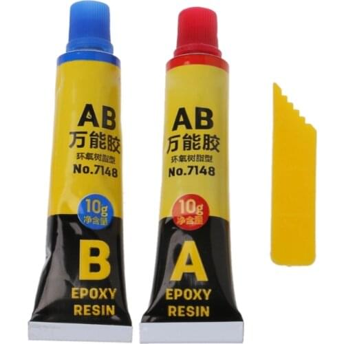 2PCS Epoxy Resin AB Glue All Purpose Adhesive Super Glue For Glass Metal Ceramic 85DA