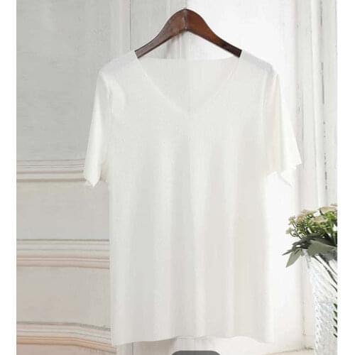 2021 Casual womens classic short sleeve breathable T-shirt