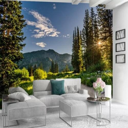 3d Wallcovering Wallpaper Forest Beautiful Scenery and Exquisite Interior Decoration Home Decor Modern Painting Mural Wallpapers