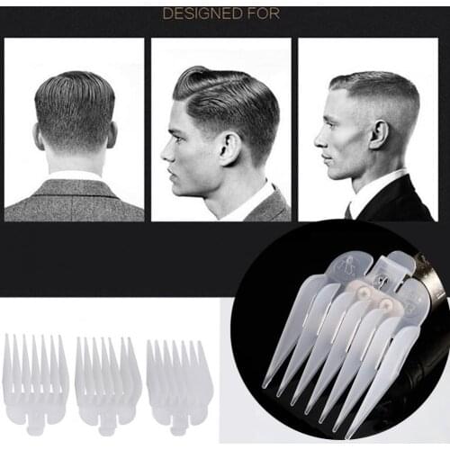 8Pcs Limits Comb Soft Wear-resistant ABS Universal Hairdressing Tool for Home