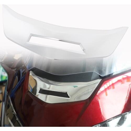 Chrome Motorcycle Accessories Fairing Head Cover Front Upper Cowl For Honda Gold Wing Tour DCT Airbag 2018-up