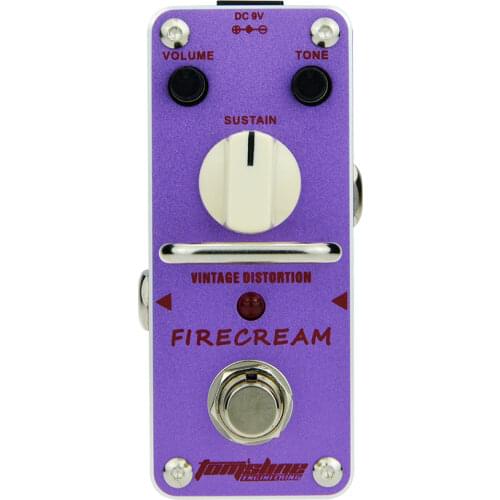 AROMA AFM-3 FIRECREAM Classical Vintage Guitar Distortion True Bypass Mini Analogue Effect Pedal