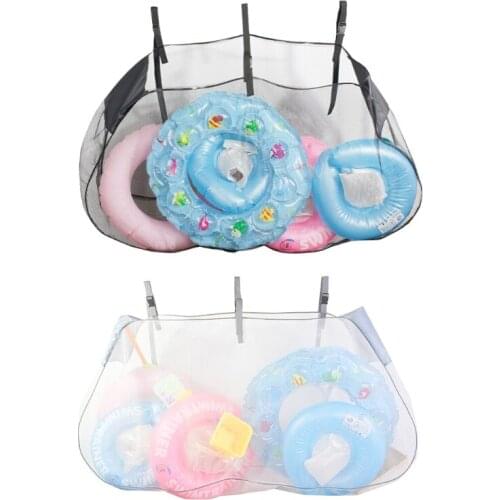 B36F Large Capacity Net Bag Foot/Basketball Inflatable Toys Storage Bag Adjustable