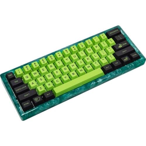 Gh60 Base Resin Transparent Mechanical Keyboard PCB Customized DIY Blue Green Purple Yellow White Black For GH60 XD60 XD64
