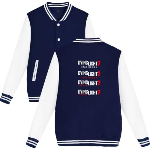 WAWNI Dying Light 2 Baseball Jacket Game Trendy Men Women Sweatshirt Cosplay Tops Unique Baseball Clothing Fashion Print Jacket