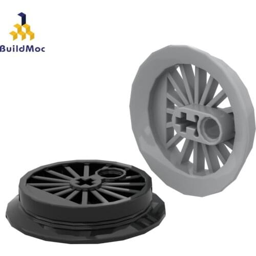 BuildMOC 85557 train wheel big ldd 85557 For Building Blocks Parts DIY Construction Classic Brand gift To