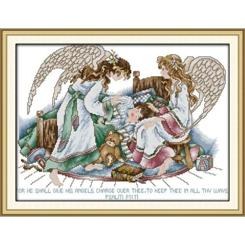 Dream angel cross stitch kit people 18ct 14ct 11ct count print canvas stitches embroidery DIY handmade needlework