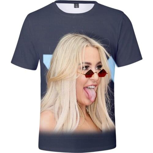 Tana Mongeau 3D Print Spring Summer Preppy Men/Women Street Clothes T-shirt Streetwear Kawaii HIP HOP style
