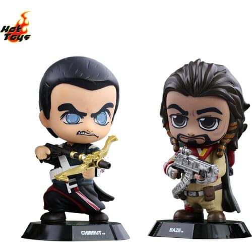 Rogue One: A Star Wars Story Chirrut Imwe and Baze Malbus Q Version Action Figure Model Ornament Toys Collectible Set
