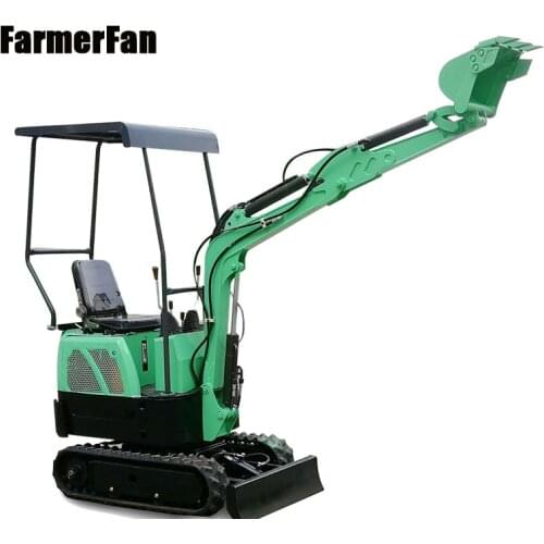 Chinese mini excavator KV10 excavator bucket agricultural orchard mini digger excavator