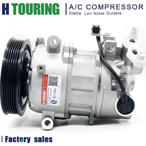 For Renault MEGANE CC GRAN TOUR GRAND SCENIC III 1.5 1.6 AC Air Conditioning Compressor 6SEL14C 8200939386 447150-0020 DCP23030