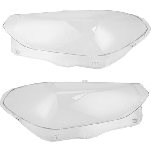 2 Pcs for BMW X3 G01 2018 2019 2020 Car Headlight Cover Clear Lens head light lamp Lampshade Shell (Left & Right Side)